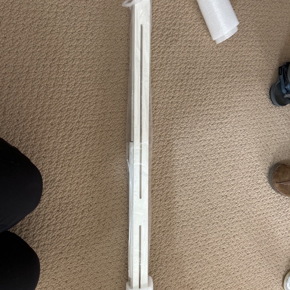 Crate and barrel kids, white art gallery rail , NEW in box - Picture 2 of 3